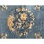 Textile 1920s Blue Medallion Classic Vase Chinese Peking Carpet Small Rug 4' X 5' 10'' For Sale - Image 7 of 8