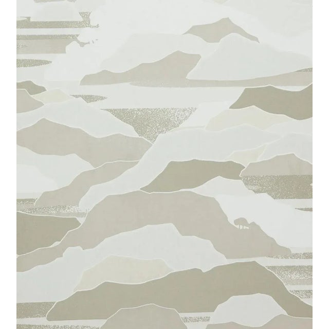 Sample - Lelievre for The House of Scalamandr�� Colline Wallcovering, Naturel For Sale