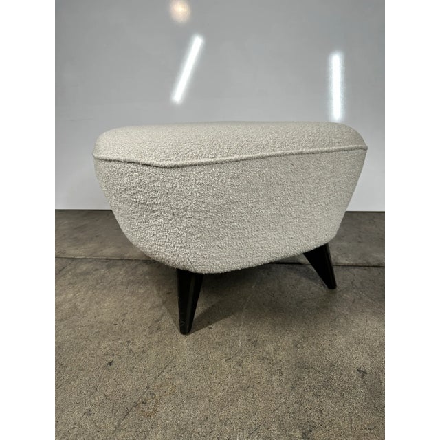 Mid-Century Modern Early 21st Century Vladamir Kagan Barrel Foot Stools - Set of 2 For Sale - Image 3 of 7