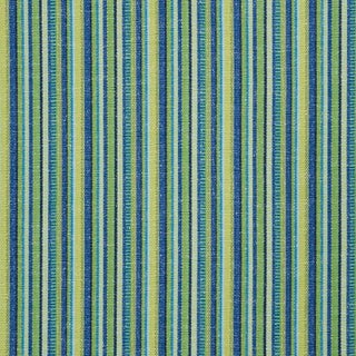 Schumacher Primavera Stripe Fabric in Meadow For Sale
