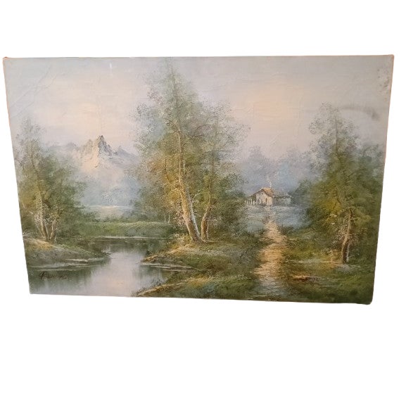1960s Raymond Knaub Original Painting For Sale In Dallas - Image 6 of 6