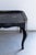 Mid 20th Century Ebonized Chinoiserie Coffee Table With Hand Painted Tole Top For Sale - Image 6 of 9