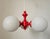 - very nice style of lighting - extremely rare type - space age style This piece is attributed to the mentioned...