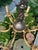Mid 20th Century French Louis XVI Style 6-Light Mixed-Metal Chandelier - Newly Rewired For Sale - Image 10 of 12