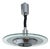 Helestra Pendant Lamp in Chrome and Glass, Germany, 1970s For Sale