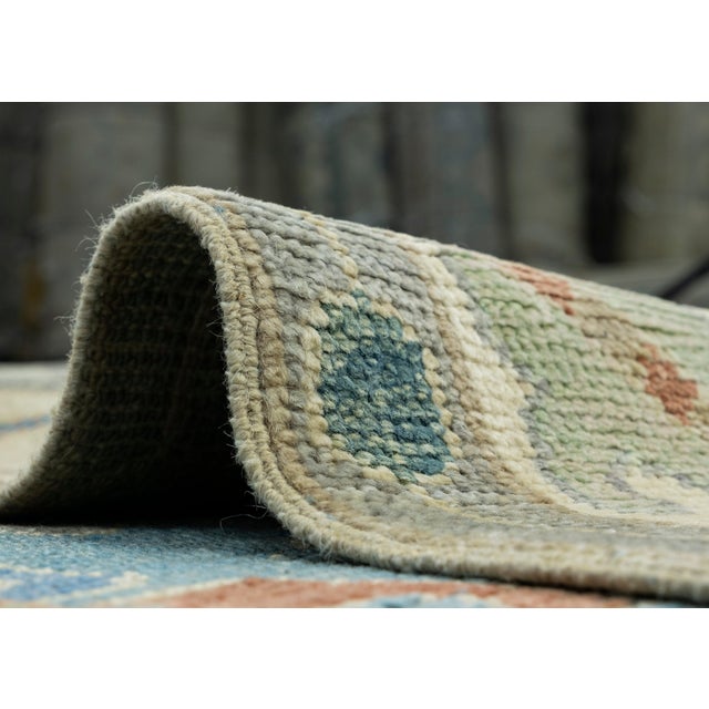 Textile Turkish Oushak Rug 3'8" x 5'10" #17445 For Sale - Image 7 of 8