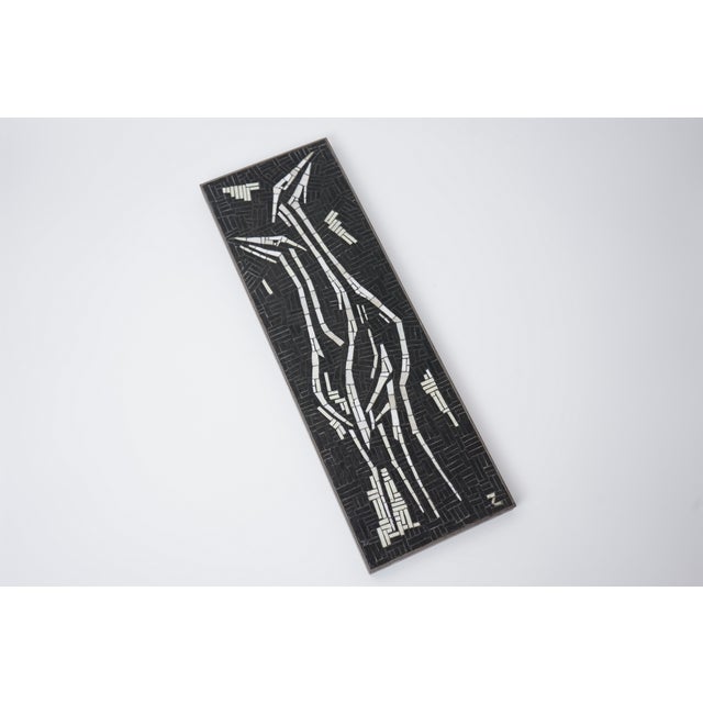 Mid-Century Modern Mosaic Birds Wall Plate by R. Zimmermann for Ritter, 1950s For Sale - Image 9 of 9