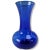 "Illusion" Cobalt Blue Indiana Glass Vase For Sale - Image 4 of 11
