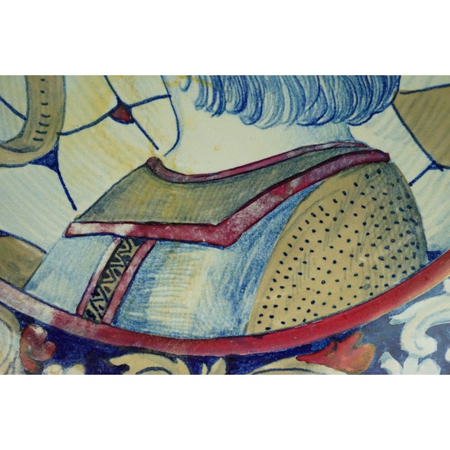 Large Ceramic Plate by Enzo Remigi for Gualdo Tadino, Italy, 1940s For Sale - Image 15 of 18