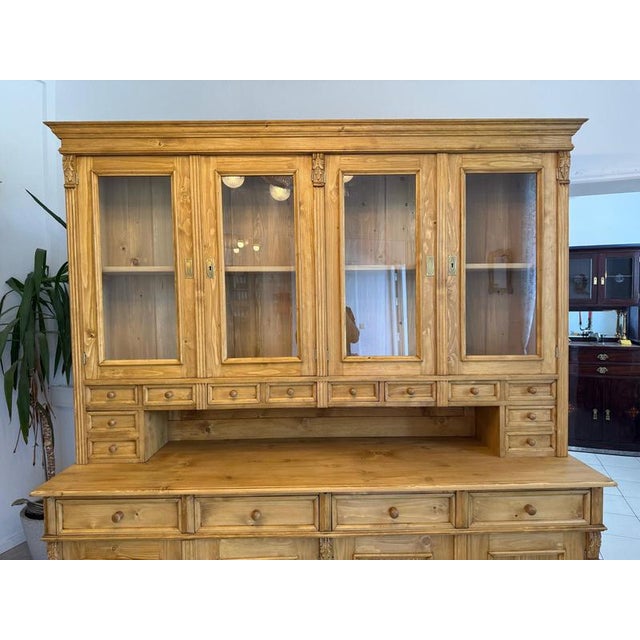 Gründerzeit Kitchen Credenza in Softwood For Sale - Image 6 of 15