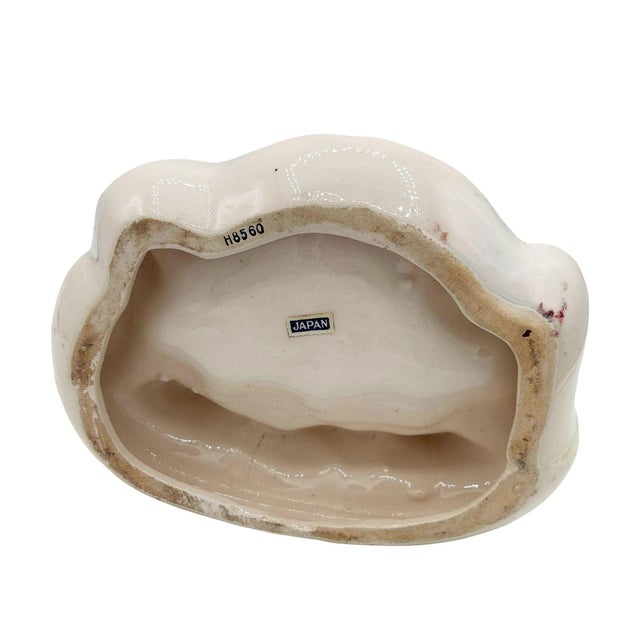 Mid 20th Century Hand Painted Pink Flamingo Couple in Pound Ceramic Scenic Sculpture For Sale In Los Angeles - Image 6 of 6