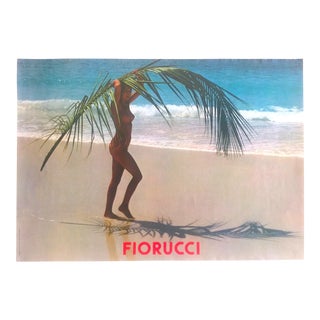Original Vintage 1980 " Fiorucci " New Wave Post Modern Italian Fashion Poster For Sale