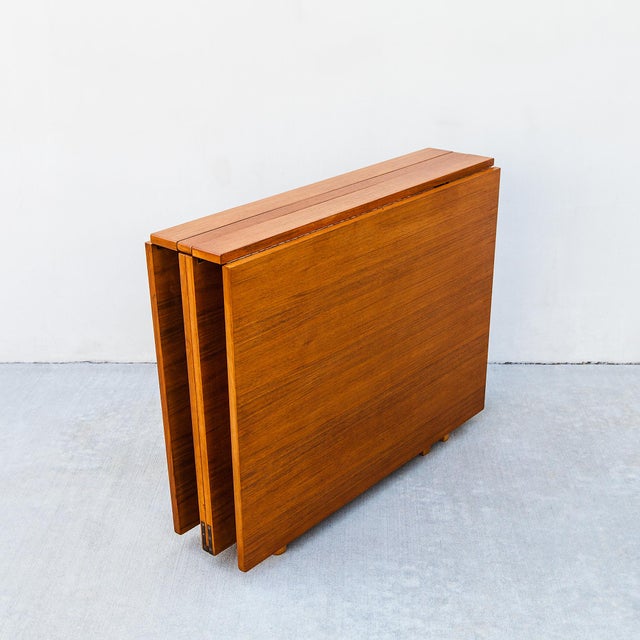 Signed Bruno Mathsson "Maria" Folding Flap Teak Expandable Dining Table, 1960s For Sale - Image 18 of 18