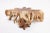 Inspired by the beauty of natural root form, this organic teak coffee table is handcrafted from one piece of salvaged teak...