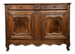 Louis XV Sideboard in Walnut and Oak, 1750