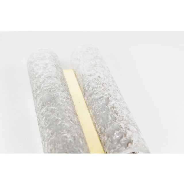 Wall Lamp in Brass and Glass by Doria Leuchten, 1970s For Sale - Image 6 of 8
