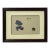 Vintage Embroidery Puppy Dog Rectangular Framed Art For Sale