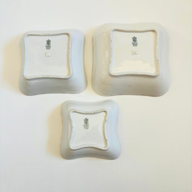 Vintage Bavarian Porcelain Nesting Bowls - Set of 3 - Schumann Arzberg Bavaria, Germany For Sale - Image 11 of 12