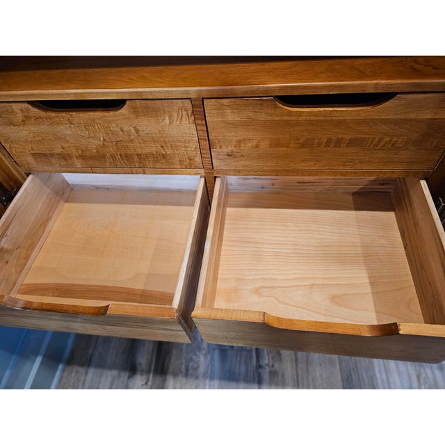 Brown Legacy Armoire ~ Country French Wardrobe by Ethan Allen For Sale - Image 8 of 17