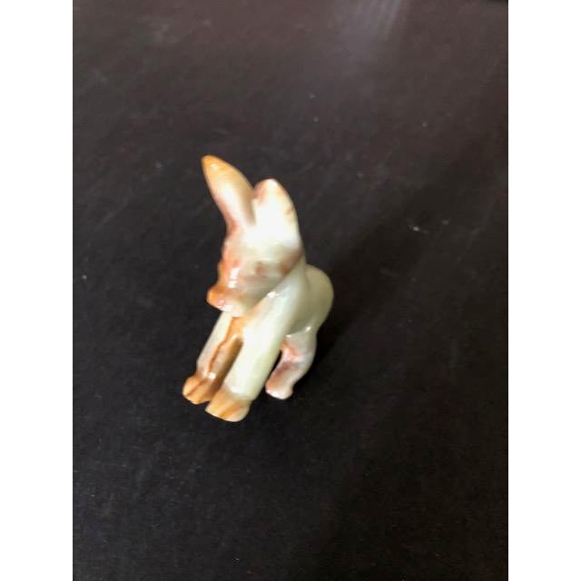 Mexican Vintage Mid-Century Agate Donkey Burro Figurine For Sale - Image 3 of 3