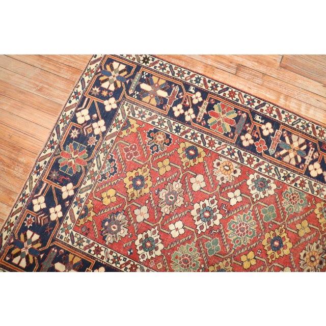 Pop Art 19th Century Antique Caucasian Shirvan Rug, 3'7'' X 4'9'' For Sale - Image 3 of 10