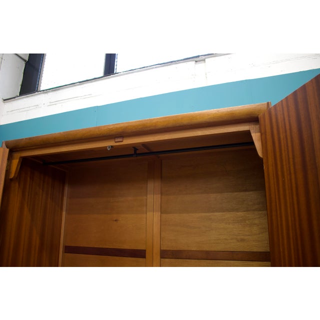 1960s Mid-Century Compact Wardrobe from Lebus, 1960s For Sale - Image 5 of 11