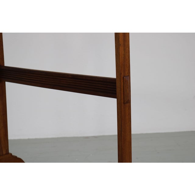 Wood Freestanding Towel Rack in Wood with Glass Rods, 1920s For Sale - Image 7 of 18