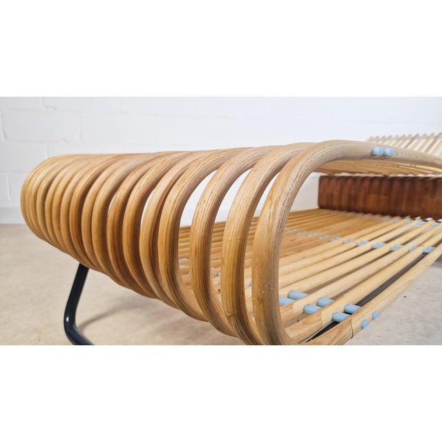 Vintage Danish Ash Chez Daybed by Birge Scheider, 1970s For Sale - Image 11 of 14