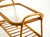 Italian Bamboo Side Table with Iced Glass Top, 1960s For Sale - Image 11 of 18