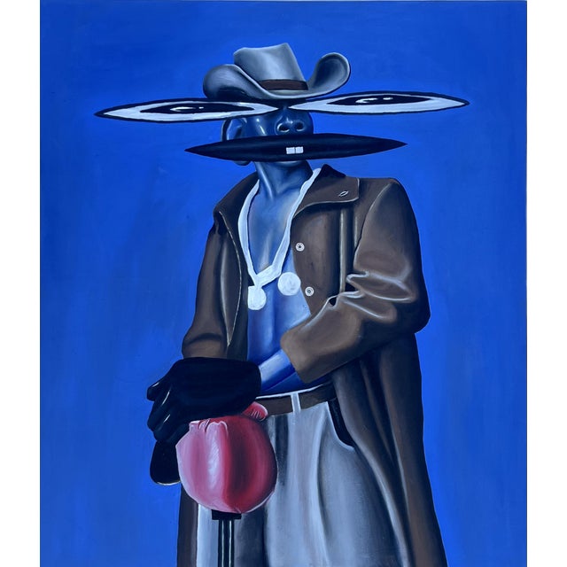Still Standing Contemporary Oil Painting For Sale
