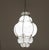 White Amazing Large Venetian Lantern in Murano Reticello Glass, 1940s For Sale - Image 8 of 13