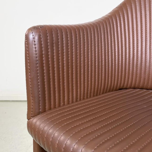 Italian Modern Artona Armchair attributed to Afra and Tobia Scarpa for Maxalto, 1980s For Sale - Image 6 of 17