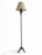 Romanesque Revival Bronze Floor Lamp with Archaeological Green Patina, 1950s For Sale - Image 3 of 12