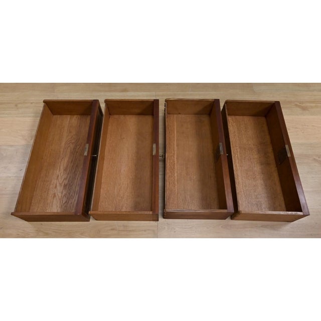 19th Century Napoleon III Louis XVI Mahogany Secretary Desk For Sale - Image 18 of 18