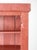 Antique Red Step Back Cupboard Cabinet For Sale - Image 4 of 18