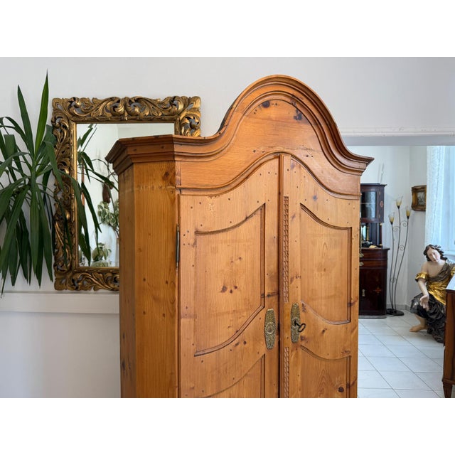 Baroque Farmhouse Cupboard in Wood For Sale - Image 7 of 18