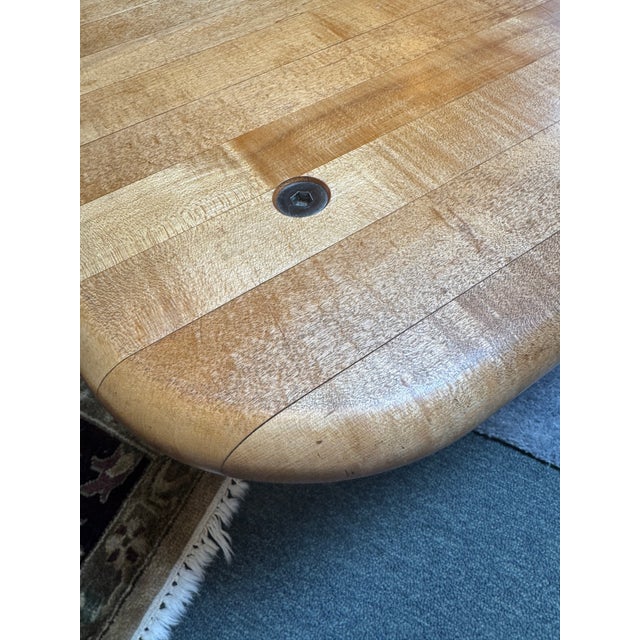 Hannah & Morrison for Knoll International Beech Wood Table For Sale - Image 10 of 12