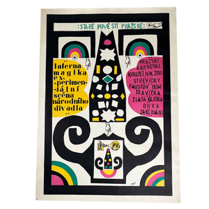 Seydl Zdeněk, Laterna Magika, Experimental National Theatre Prague, 1974, Lithograph
