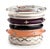 Miriam Salat Sterling Silver and Resin Star Bangle Set With White Topaz For Sale - Image 17 of 18