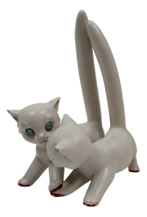 Tarcisio Tosin, Pair of Kittens, 1940, Ceramic