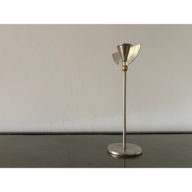 Postmodern Angel Wing Candlestick, 1980s For Sale - Image 7 of 16