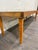 Vintage Mid Century Modern 84 Inch Solid Oak Bench For Sale - Image 4 of 12