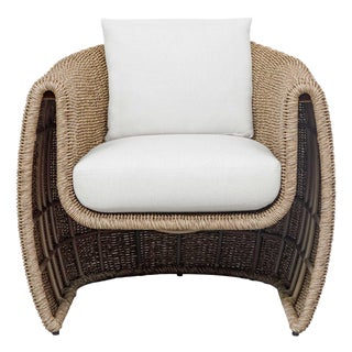 Tropic Golden Flax Outdoor Lounge Chair For Sale