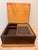 Brown David Whitaker Handmade Wooden Heritage Box, 2005, Figured Maple & Walnut Storage Box With Removable Tray For Sale - Image 8 of 12