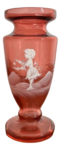 Small Antique Victorian Vase, 1880s