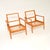 Wood Vintage Lounge Chairs by Knoll Antimott, 1960, Set of 2 For Sale - Image 7 of 15