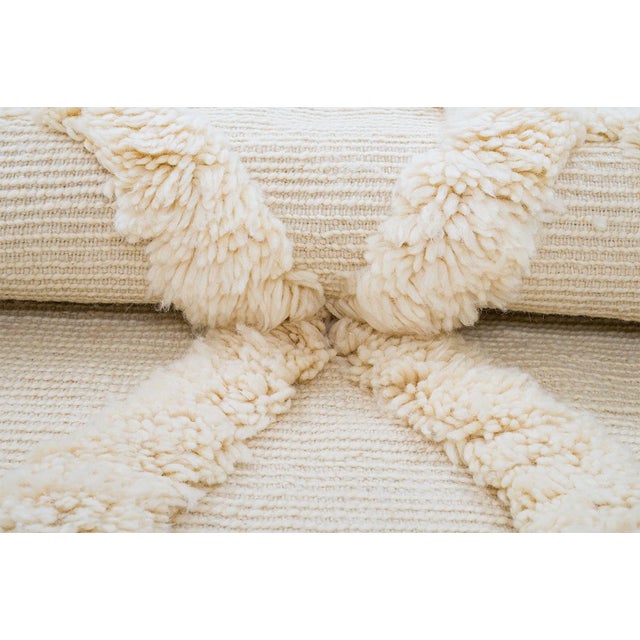 Hand-Knotted Wool Rug by Azele Studio For Sale - Image 6 of 12