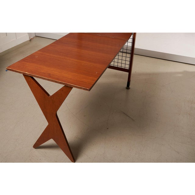 Architectural Desk with Bookshelf, Italy, 1960s For Sale - Image 14 of 16