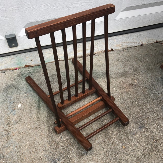 1950s 1950s Scandinavian Style Wooden Display Rack For Sale - Image 5 of 5