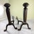Cahill Ironworks Arts & Crafts Period Andirons, Signed. For Sale - Image 4 of 12